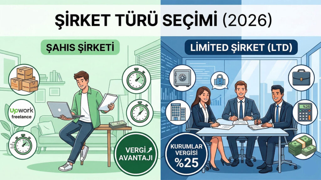 E-Ticaret İçin Hangi Şirket Kurulmalı? (Şahıs vs Limited)
